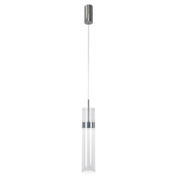 NOWOŚĆ Lampa wisząca Ambiente srebrna LED CCT Light Prestige