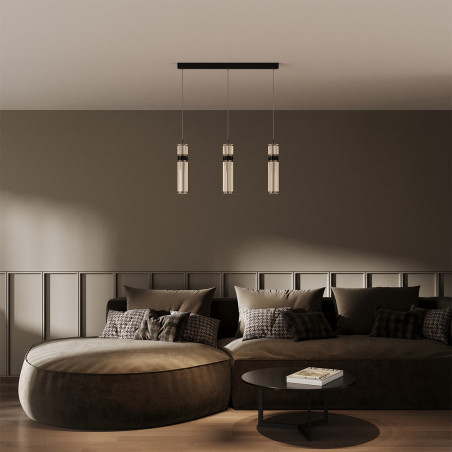 NOWOŚĆ Lampa wisząca Ambiente 3 grafitowa LED CCT Light Prestige