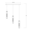 NOWOŚĆ Lampa wisząca Ambiente 3 grafitowa LED CCT Light Prestige