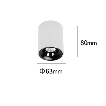 NOWOŚĆ Oprawa natynkowa Tom biała LED CCT Light Prestige