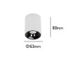 NOWOŚĆ Oprawa natynkowa Tom biała LED CCT Light Prestige