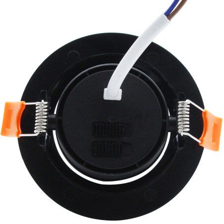 NOWOŚĆ Ruchome oczko podtynkowe Plus czarne LED CCT Light Prestige