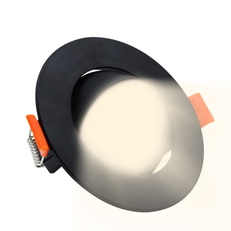 NOWOŚĆ Ruchome oczko podtynkowe Plus czarne LED CCT Light Prestige