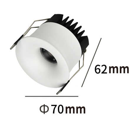 NOWOŚĆ Oczko podtynkowe Zyra białe LED CCT Light Prestige