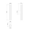 NOWOŚĆ Kinkiet Linea 45 cm biały LED CCT Light Prestige