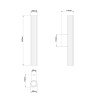 NOWOŚĆ Kinkiet Linea 45 cm chrom LED CCT Light Prestige