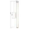NOWOŚĆ Kinkiet Linea 61 cm biały LED CCT Light Prestige