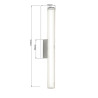 NOWOŚĆ Kinkiet Linea 61 cm chrom LED CCT Light Prestige