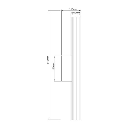 NOWOŚĆ Kinkiet Linea 61 cm chrom LED CCT Light Prestige