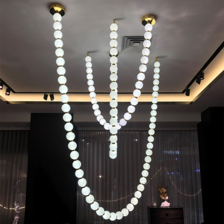 NOWOŚĆ Lampa wisząca Dorado Rope 4 m złota LED CCT Light Prestige