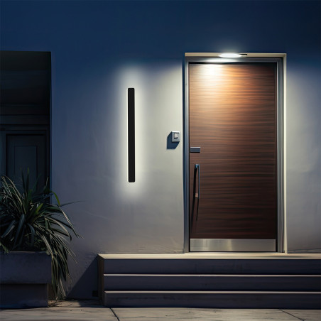 NOWOŚĆ Kinkiet Bodo 40 cm czarny IP54 LED CCT Light Prestige