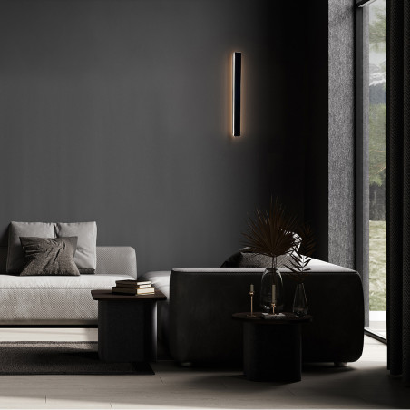 NOWOŚĆ Kinkiet Bodo 60 cm czarny IP54 LED CCT Light Prestige