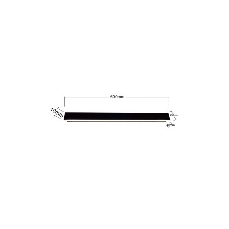 NOWOŚĆ Kinkiet Bodo 60 cm czarny IP54 LED CCT Light Prestige