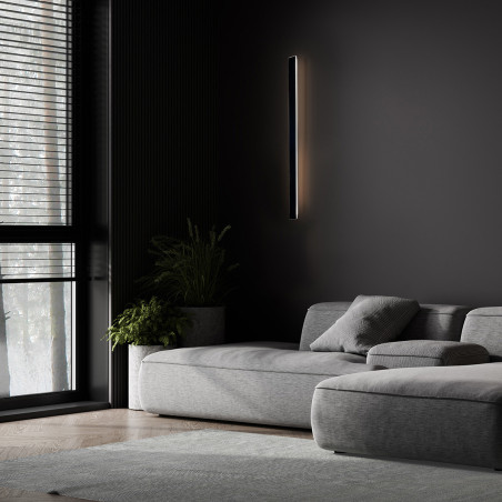NOWOŚĆ Kinkiet Bodo 90 cm czarny IP54 LED CCT Light Prestige