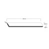 NOWOŚĆ Kinkiet Bodo 90 cm czarny IP54 LED CCT Light Prestige