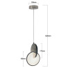 NOWOŚĆ Lampa wisząca Circlo chrom LED CCT Light Prestige