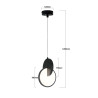 NOWOŚĆ Lampa wisząca Circlo czarna LED CCT Light Prestige