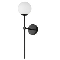 NOWOŚĆ Kinkiet Piruleta czarny IP44 1xG9 Light Prestige