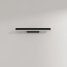 NOWOŚĆ Kinkiet Aqua 42 cm czarny IP44 LED CCT Light Prestige