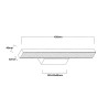 NOWOŚĆ Kinkiet Aqua 42 cm biały IP44 LED CCT Light Prestige