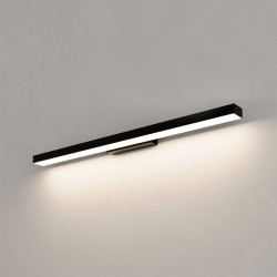 NOWOŚĆ Kinkiet Aqua 66,5 cm czarny IP44 LED CCT Light Prestige