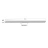 NOWOŚĆ Kinkiet Aqua 92 cm biały IP44 LED CCT Light Prestige
