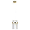 NOWOŚĆ Lampa wisząca Vetro 1 złota 1xE14 Light Prestige