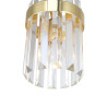 NOWOŚĆ Lampa wisząca Vetro 1 złota 1xE14 Light Prestige