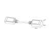 NOWOŚĆ Łącznik natynkowy linka Magnetic Slim czarny Light Prestige