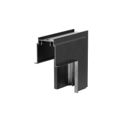 NOWOŚĆ Łącznik podtynkowy L sufit-ściana Magnetic Slim czarny Light Prestige