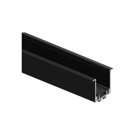 NOWOŚĆ Szyna podtynkowa 2 m Magnetic Slim czarna Light Prestige