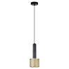 NOWOŚĆ Lampa wisząca Amo złoto-czarna 1xE27 Light Prestige
