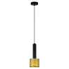 NOWOŚĆ Lampa wisząca Amo złoto-czarna 1xE27 Light Prestige