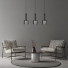 NOWOŚĆ Lampa wisząca Amo czarna 3xE27 Light Prestige