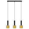 NOWOŚĆ Lampa wisząca Amo czarno-złota 3xE27 Light Prestige
