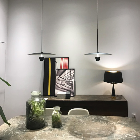 NOWOŚĆ Lampa wisząca Ufo M czarna LED CCT Light Prestige