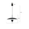 NOWOŚĆ Lampa wisząca Ufo S czarna LED CCT Light Prestige