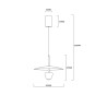 NOWOŚĆ Lampa wisząca Ufo S czarna LED CCT Light Prestige