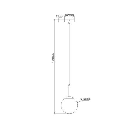 NOWOŚĆ Lampa wisząca Dorado czarna 1xE14 Light Prestige