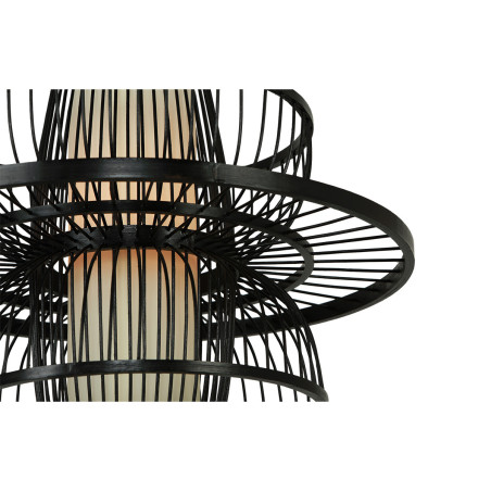 NOWOŚĆ Rattanowa lampa wisząca Astra czarna 1xE27 Light Prestige