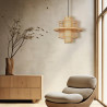 NOWOŚĆ Rattanowa lampa wisząca Astra naturalna 1xE27 Light Prestige