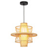 NOWOŚĆ Rattanowa lampa wisząca Astra naturalna 1xE27 Light Prestige