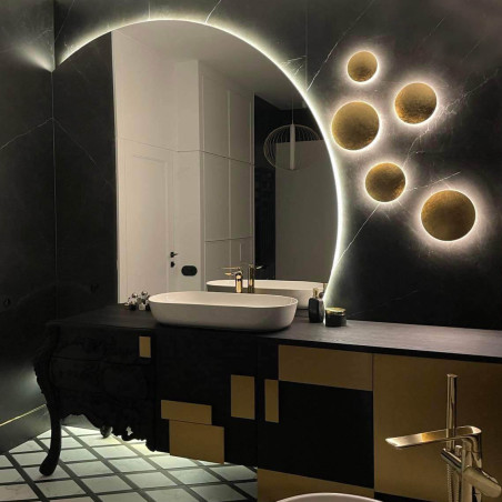 NOWOŚĆ Plafon Platillo 21 cm czarny LED CCT Light Prestige
