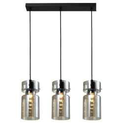 NOWOŚĆ Potrójna lampa wisząca Nivio dymna 3xE27 Light Prestige