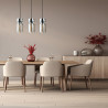 NOWOŚĆ Potrójna lampa wisząca Nivio dymna 3xE27 Light Prestige