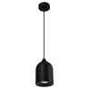 NOWOŚĆ Metalowa lampa wisząca Nilo czarna 1xGU10 Light Prestige