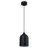 NOWOŚĆ Metalowa lampa wisząca Nilo czarna 1xGU10 Light Prestige