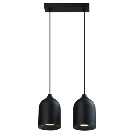 NOWOŚĆ Metalowa lampa wisząca Nilo czarna 2xGU10 Light Prestige