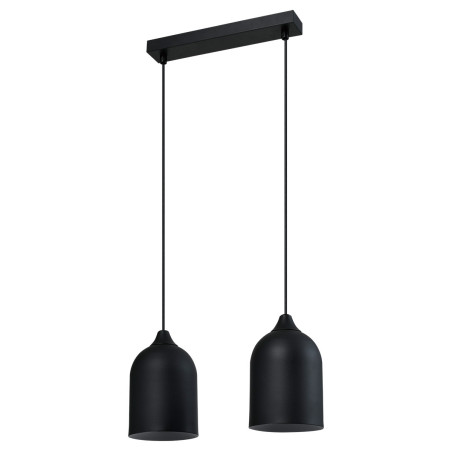 NOWOŚĆ Metalowa lampa wisząca Nilo czarna 2xGU10 Light Prestige