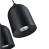 NOWOŚĆ Metalowa lampa wisząca Nilo czarna 2xGU10 Light Prestige